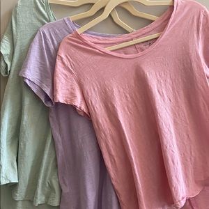 Loft Vintage Soft Pastel Tee Lot